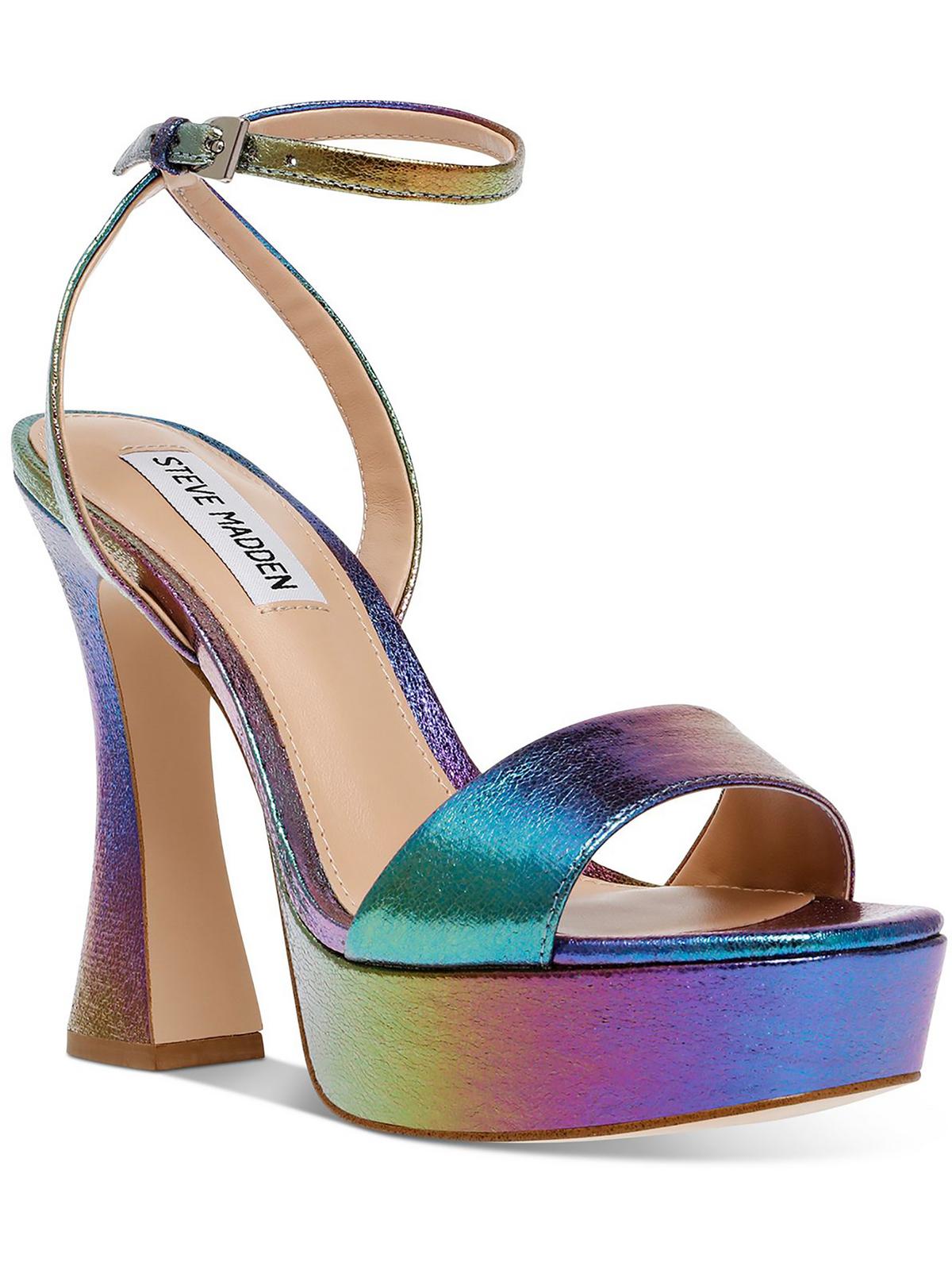 

Женские нарядные сандалии на платформе с ремешком на щиколотке Steve Madden, цвет Iridescent