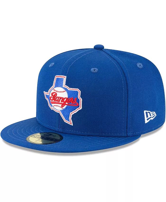 

Мужская синяя приталенная шляпа Texas Rangers Cooperstown Collection 59FIFTY из шерсти New Era, синий