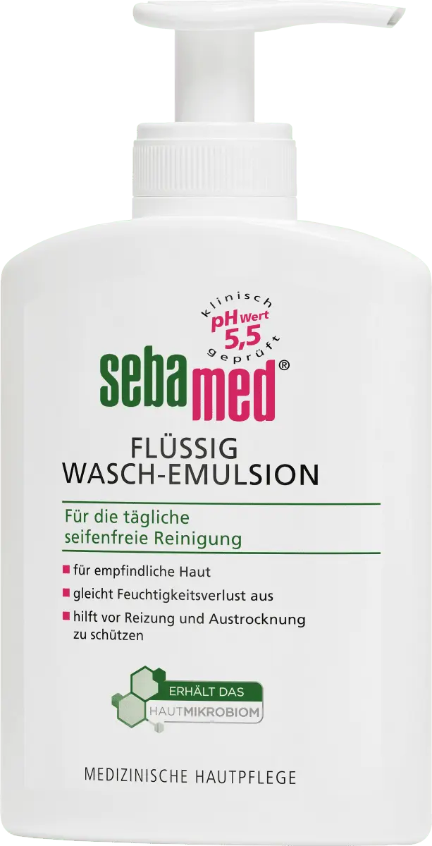 

Жидкая моющая эмульсия без мыла 200мл sebamed