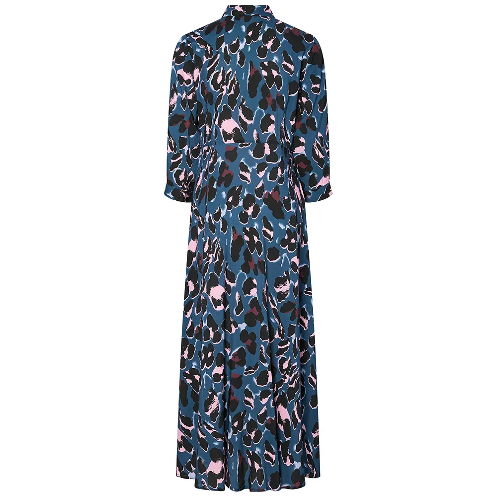 

Длинное платье Yas Savanna с рукавами 3/4, синий