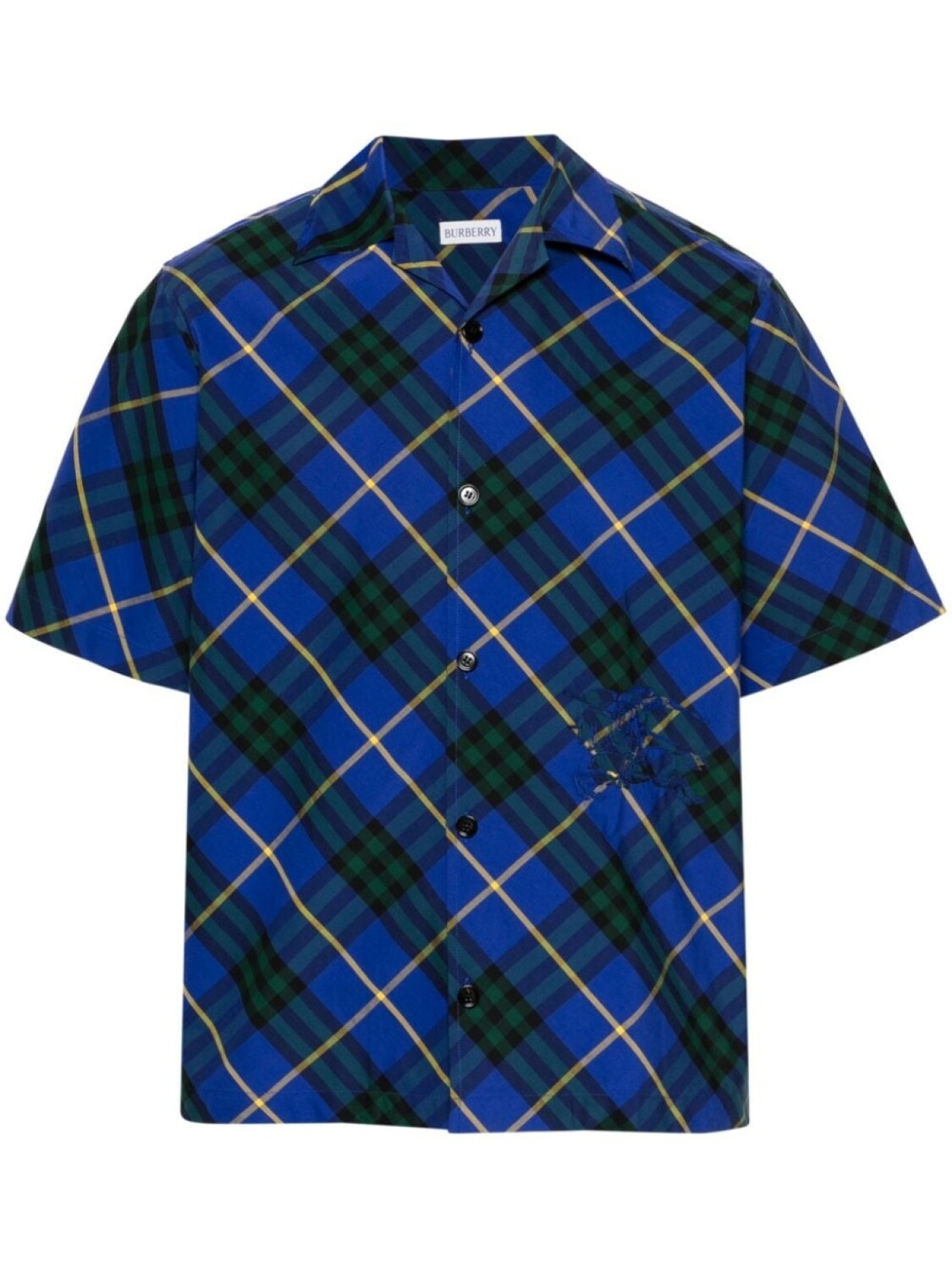

Burberry рубашка в клетку, синий