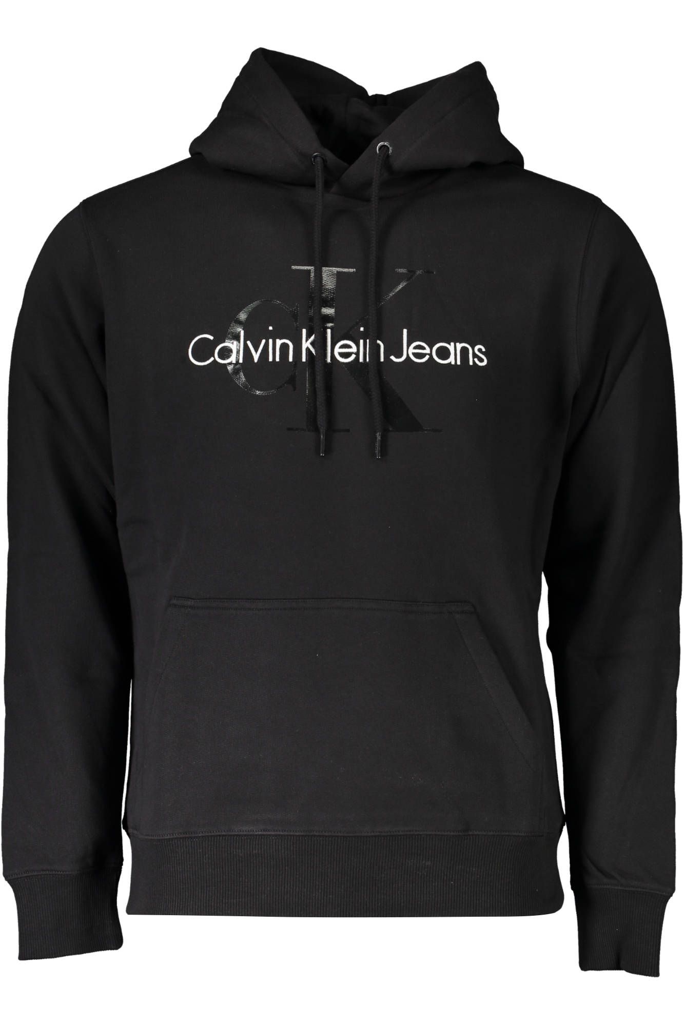

Черный хлопковый мужской свитер Calvin Klein