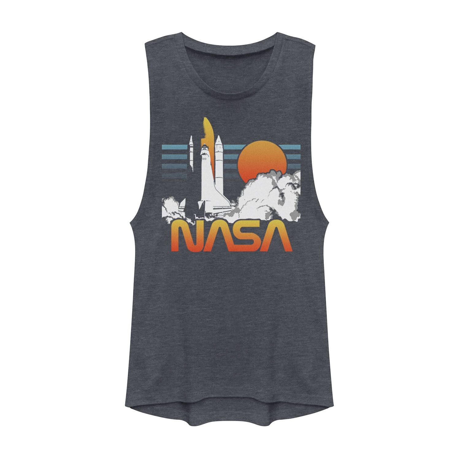 

Футболка для мышц NASA с абстрактным рисунком Sunset Shuttle для юниоров Licensed Character