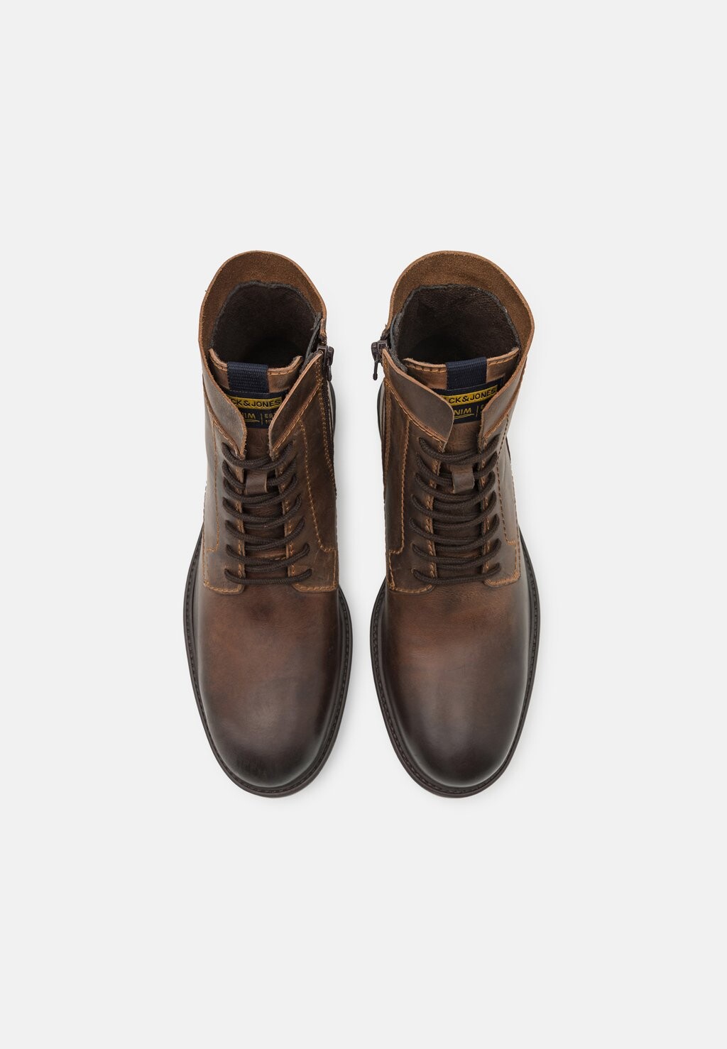 Ботильоны на шнуровке Jfwdelaney Boot Jack & Jones, цвет cognac — фото 4