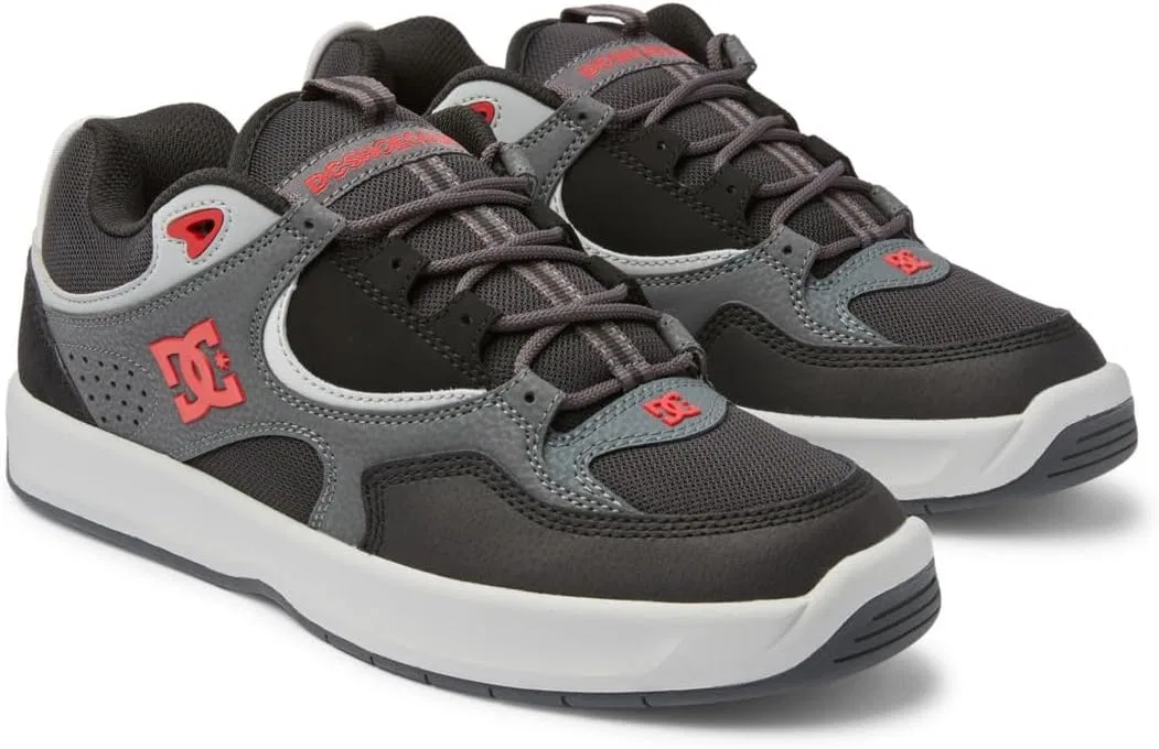 DC Shoes Мужские кроссовки DC Kalynx Zero, черные, серые, красные, размер 44.5 UK