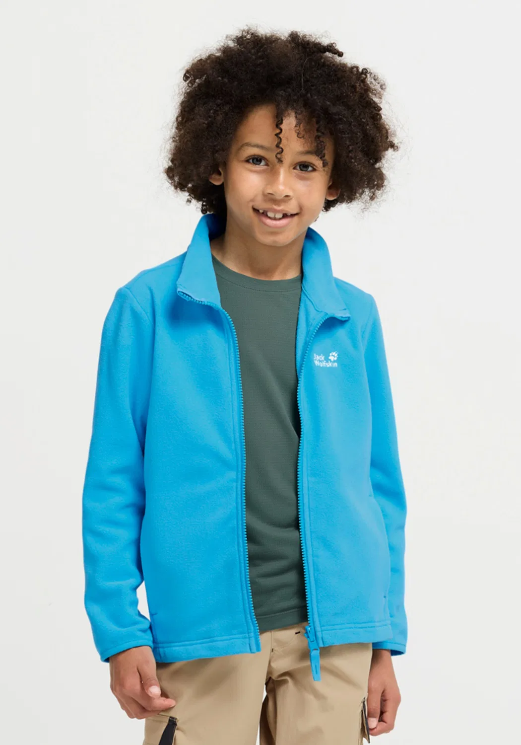 Флисовая куртка Jack Wolfskin, Light Blue — фото 3