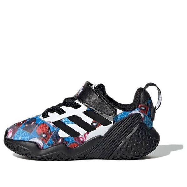 

Кроссовки (TD) adidas Marvel x adidas Super Hero Adventures Triple Spider-man 'Black White', черный