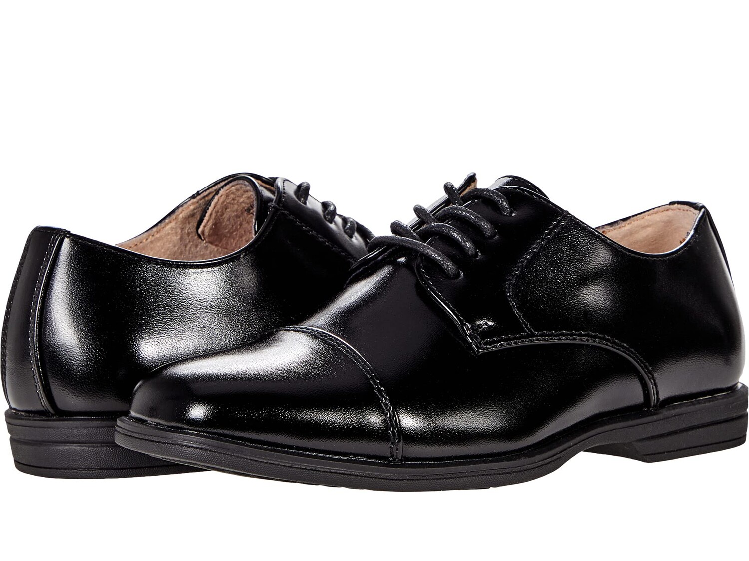 Оксфорды Florsheim Kids Rolan Cap Toe Oxford (Little Kid/Big Kid), черный