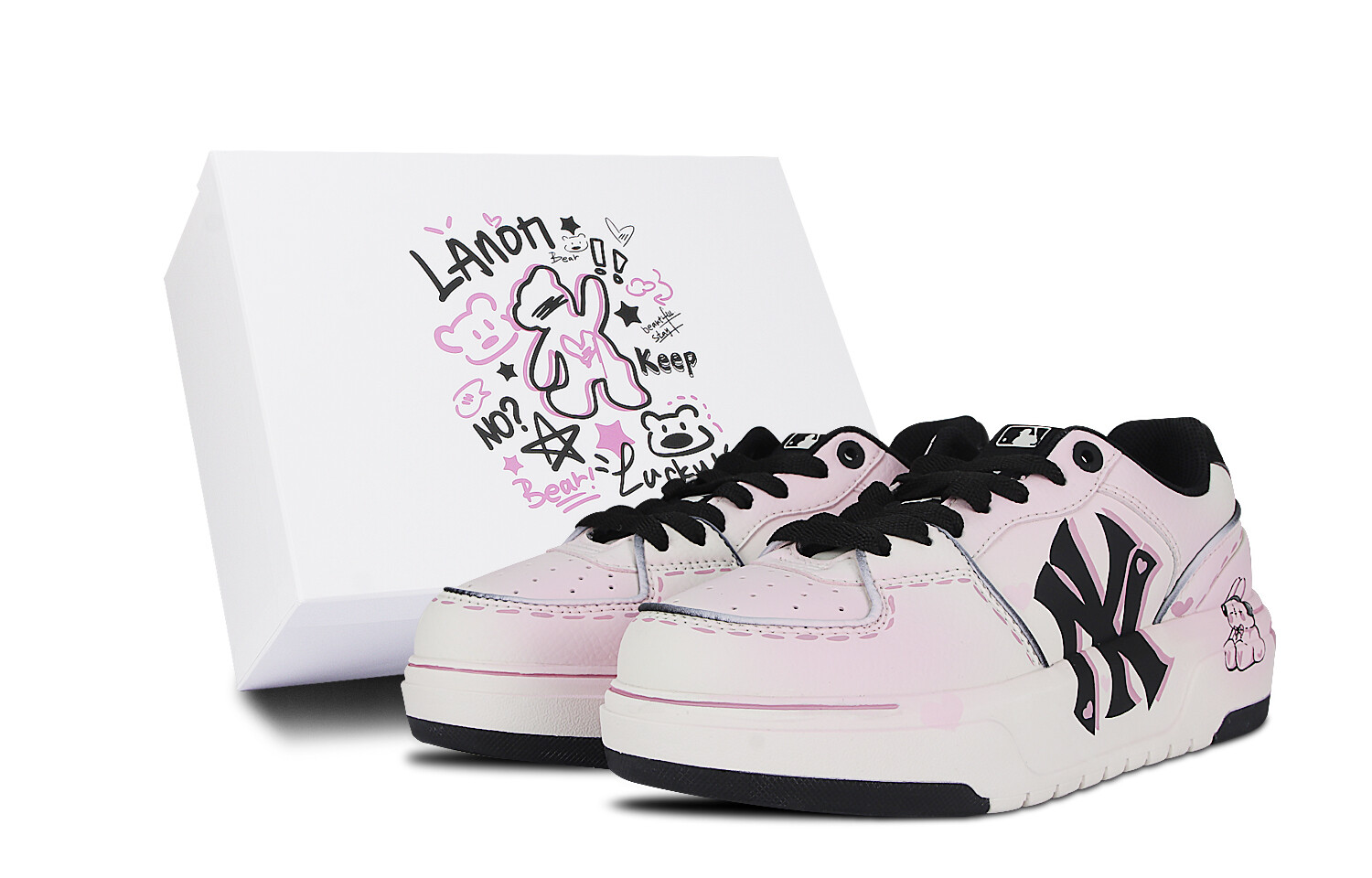 

Кроссовки MLB Chunky Liner Chunky Sneakers Unisex Low-top White, белый
