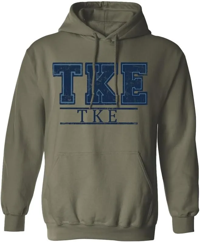 

Толстовка Tau Kappa Epsilon с вышитыми буквами TKE Kite and Crest