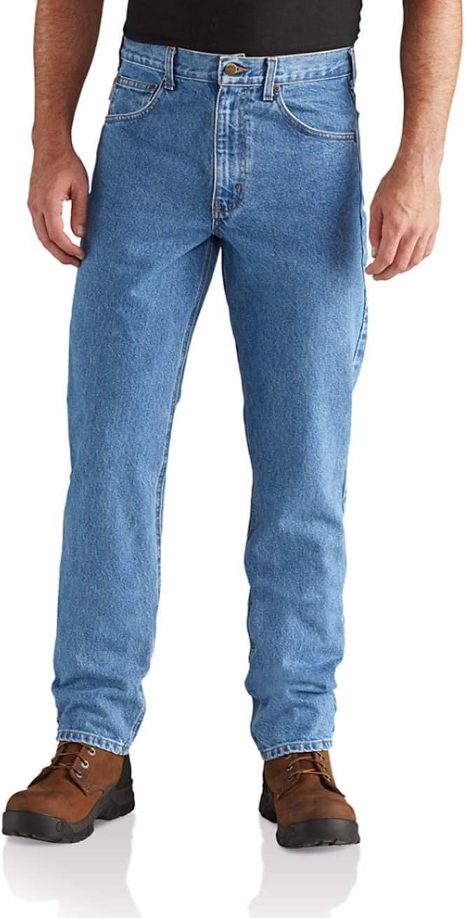 

Джинсы Carhartt Men's Slim Fit Heavyweight 5-Pocket Tapered, Stonewash