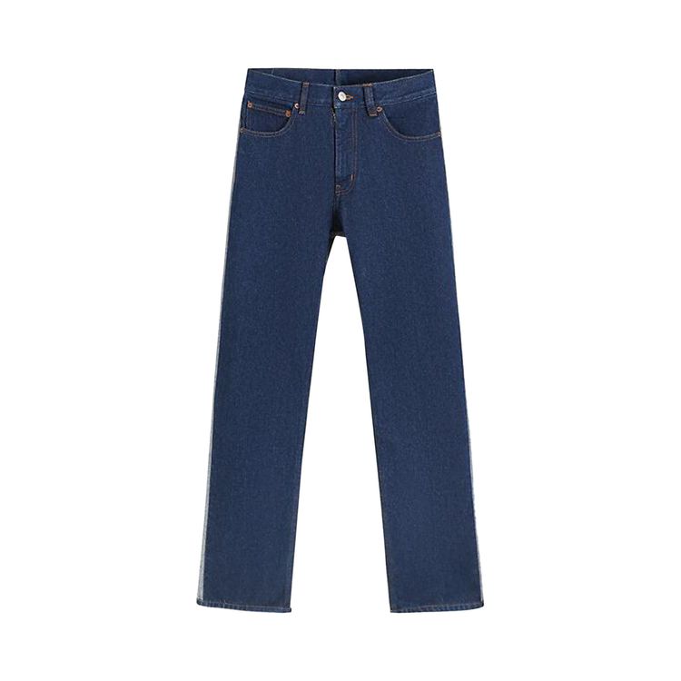 

Брюки MM6 Maison Margiela Split Reversed Denim Trousers 'Blue', синий