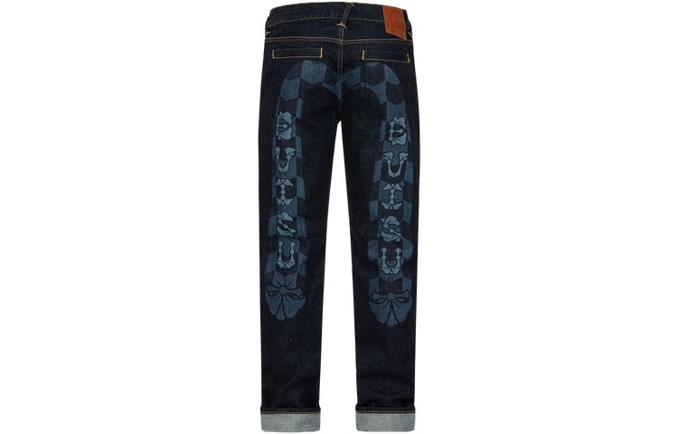 

Джинсы мужские деним синие Evisu, синий