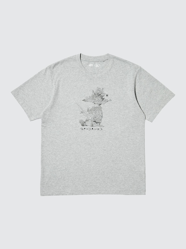 Футболка UT Manga 100th Uniqlo, 03 grey — фото 3