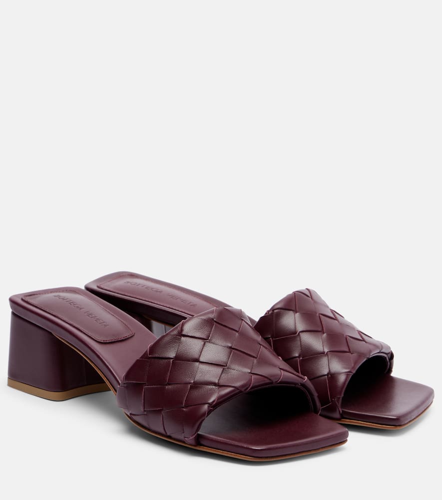Parco 45 Intrecciato кожаные мюли Bottega Veneta, Barolo