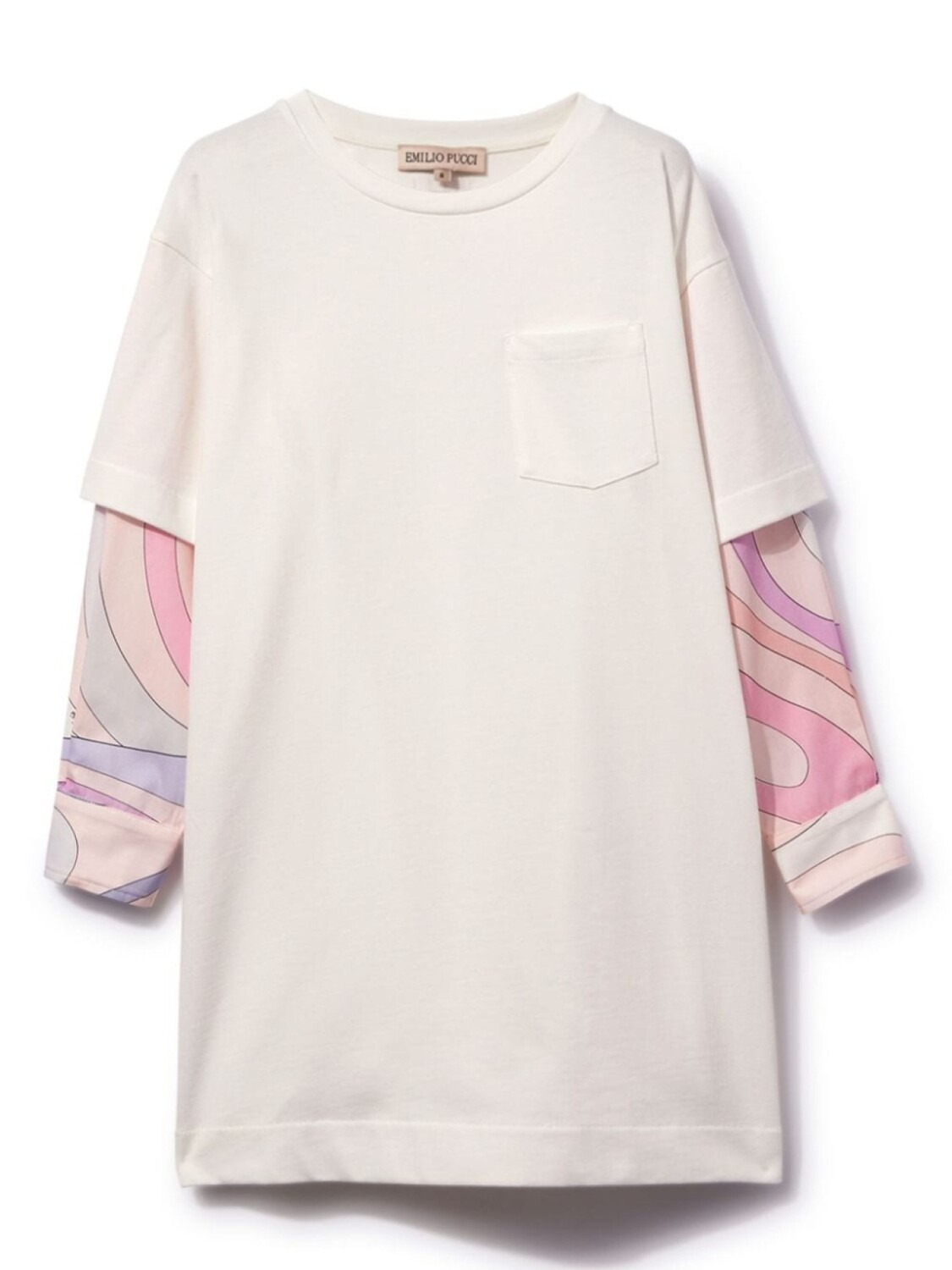 

PUCCI Junior многослойное платье, белый
