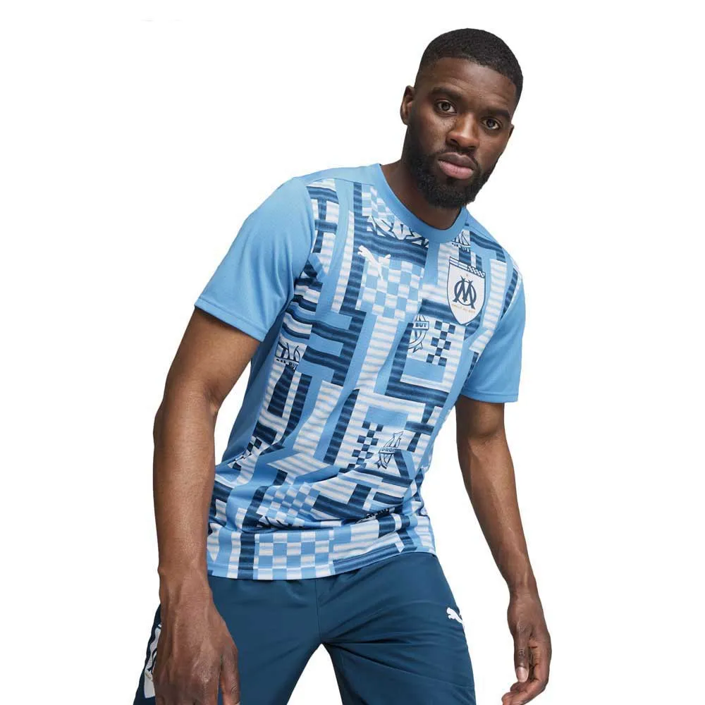 

Футболка с коротким рукавом Puma Olympique Marseille 24/25 pre match, синий