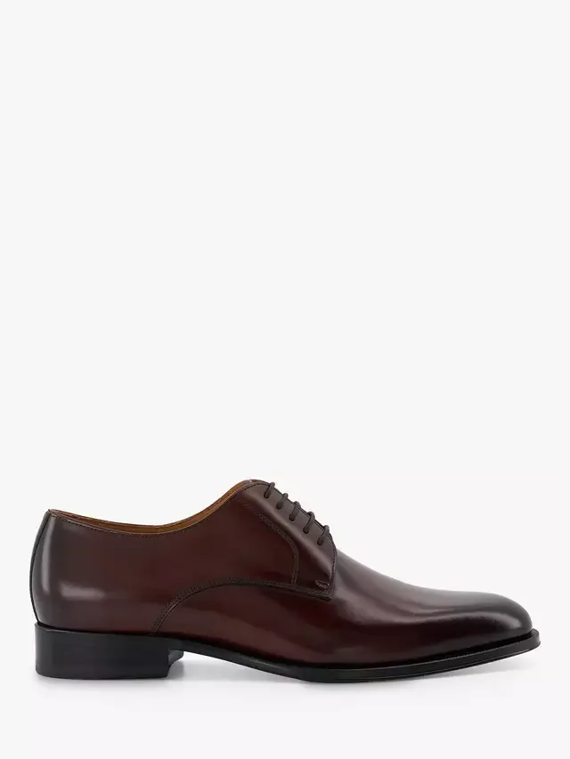 Классические кожаные туфли-дерби Salisbury Dune London, Dark Brown Leather