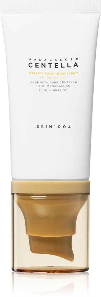 

Солнцезащитный крем Air-Fit с мадагаскарской центеллой, легкий минеральный защитный флюид для лица, SPF 30 Skin1004, 50 мл