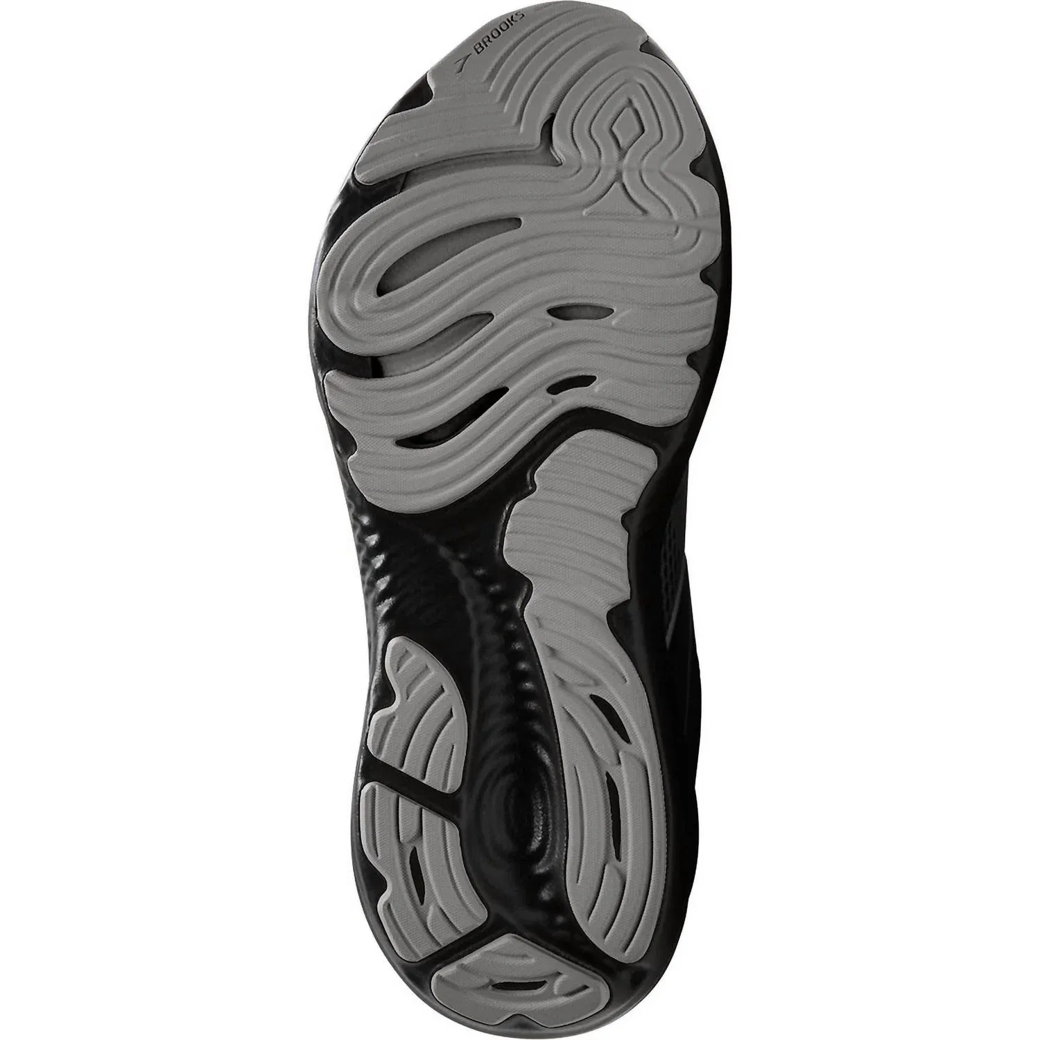 BROOKS Мужские беговые кроссовки Glycerin GTS 22 в цвете Primer Gray/ebony/bluewash — фото 4