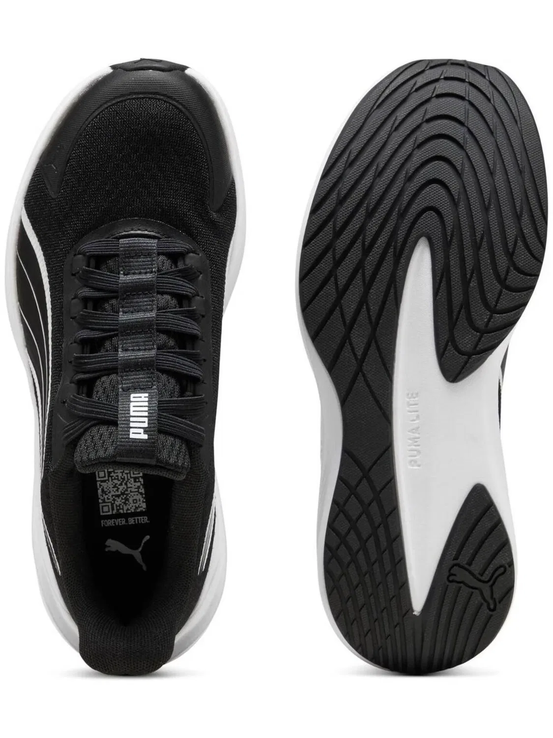 Кроссовки Puma Athletic Shoes Dasher Lite Sliptech черного цвета — фото 2