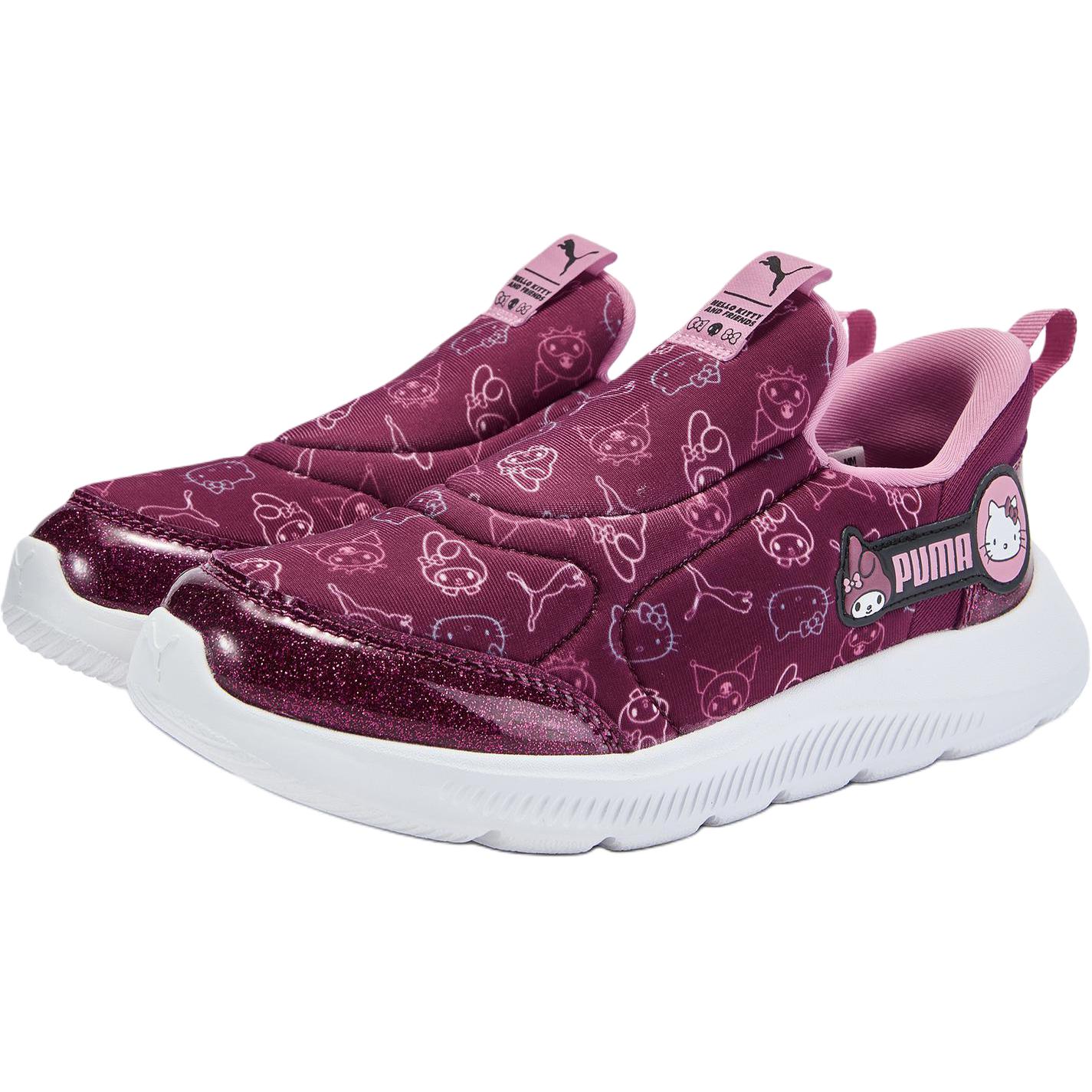Hello Kitty x Fun Racer 2 Low top Casual Shoes Kids' PUMA, фуксия — фото 4