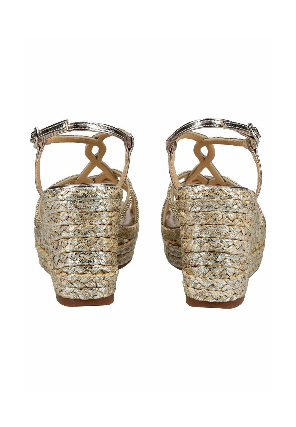 Босоножки на танкетке High heeled sandals Alma en Pena, цвет Bronze Luna — фото 4
