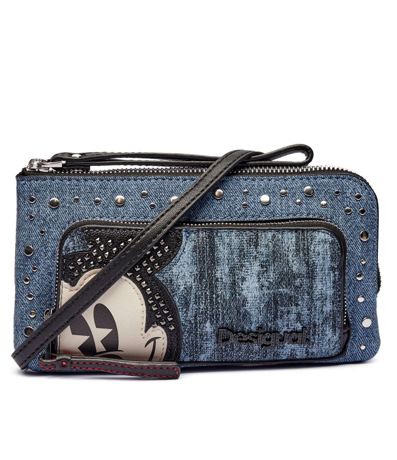 

Кошелек Desigual + portachiavi MONE_MICKEY DENIM, синий