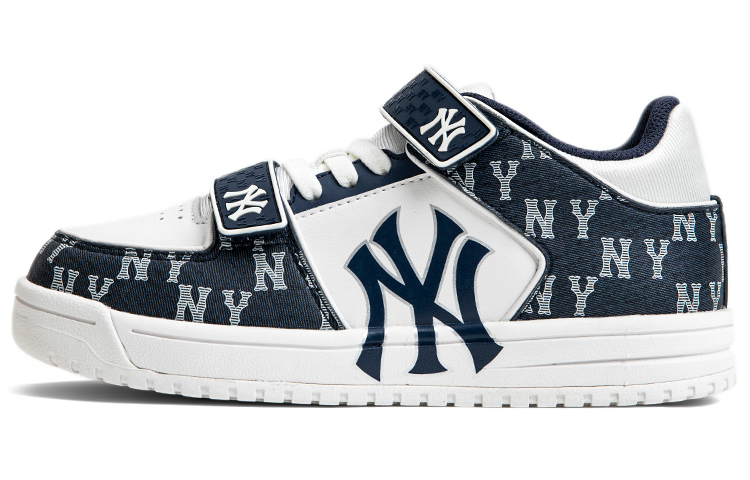 

Массивные противоскользящие износостойкие низкие детские повседневные кроссовки Marine Blue Kids' MLB