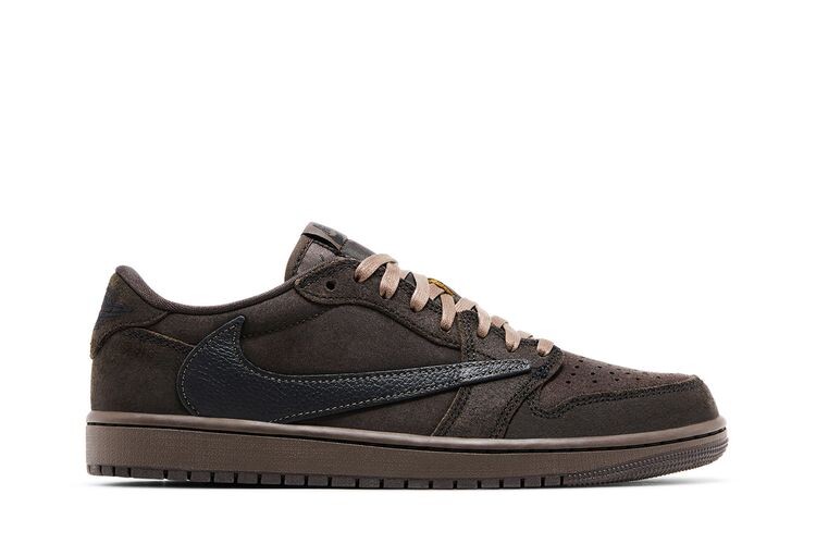 

Кроссовки Air Jordan Travis Scott x Air Jordan 1 Retro Low OG SP Velvet Brown, коричневый