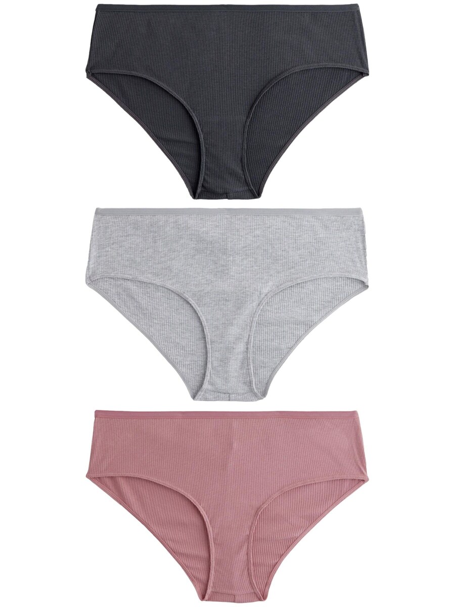 

Трусики Next, цвет Grey/Dusky pink/Black