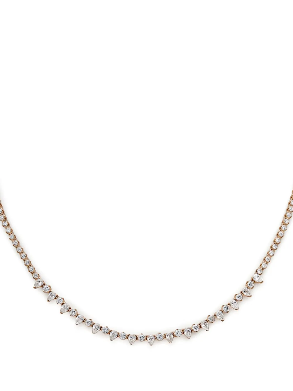 

Колье Tennis из розового золота с бриллиантами Jewels Aficionado, розовый