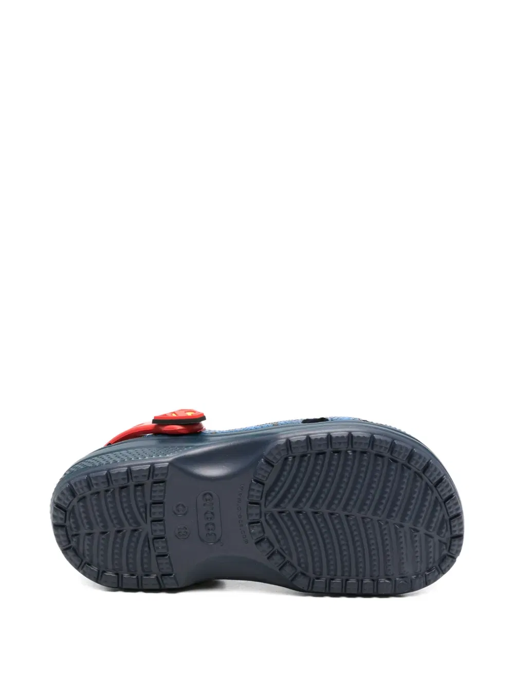 Сандалии с принтом и закрытым носком Crocs Kids, синий — фото 4