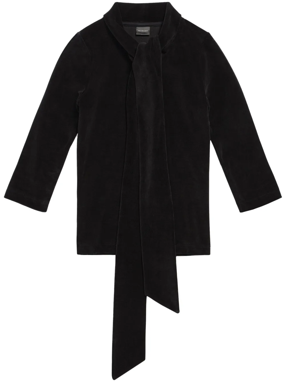 

Топ с шарфом BALENCIAGA, черный