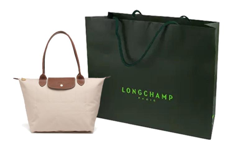 

LONGCHAMP Сумка Le Pliage Canvas Dumpling средняя женская бумажного цвета