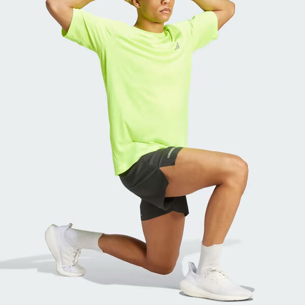 Футболка из трикотажного полотна высшего качества Adidas, зеленый — фото 4