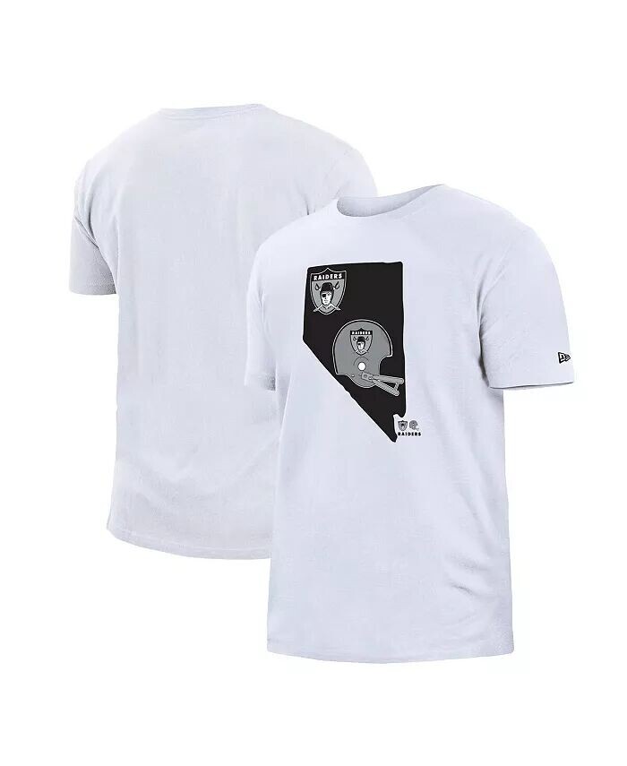 

Мужская белая футболка Las Vegas Raiders Gameday State New Era