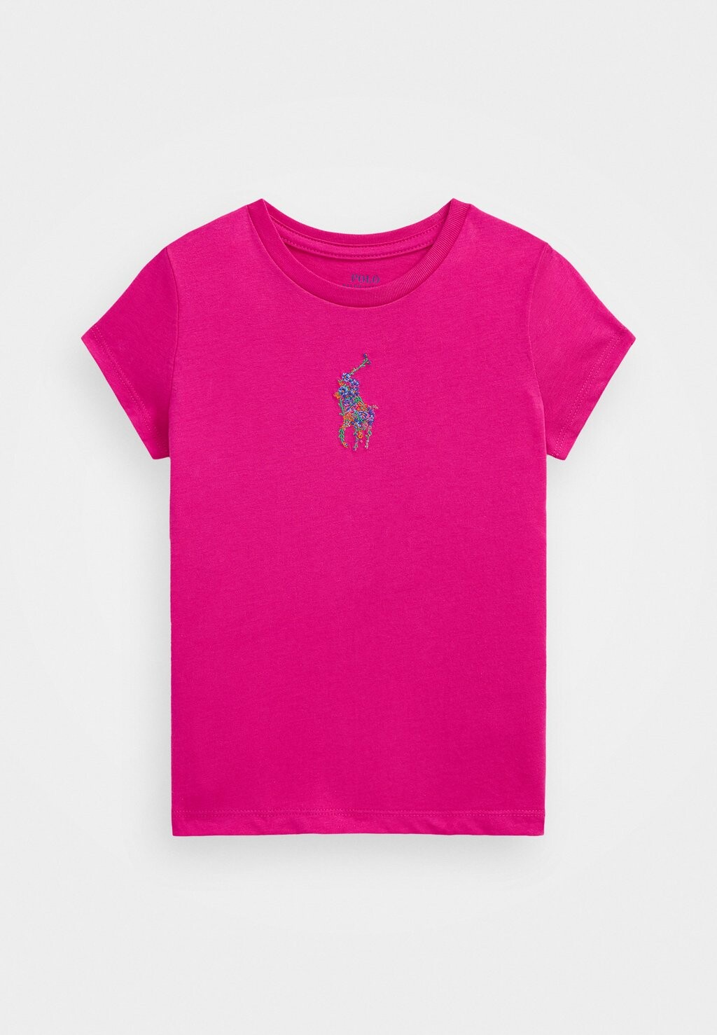 

Футболка FLORAL BIG PONY COTTON JERSEY TEE Ralph Lauren, розовый