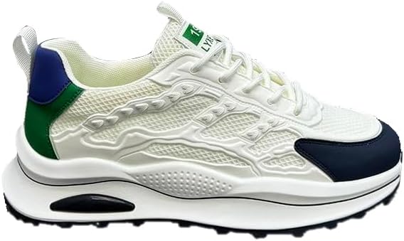 

Дышащие белые кроссовки с сетчатым верхом, толстой подошвой, увеличивающие рост, мужские повседневные удобные кроссовки Generic