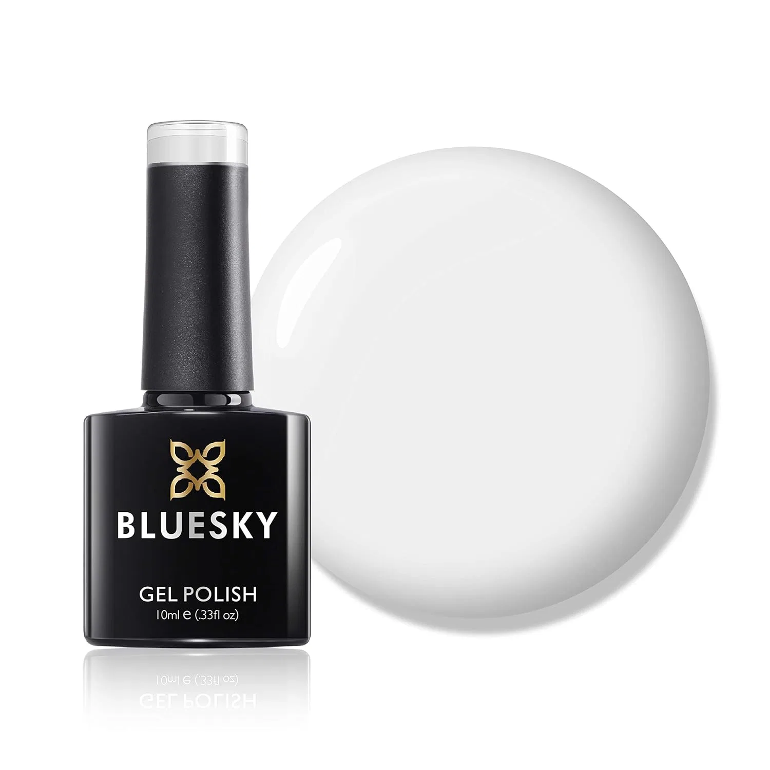 Гель-лак BLUESKY Black & White Collection для сияющих ногтей, Studio White 80526 Bluesky, Studio White 80526