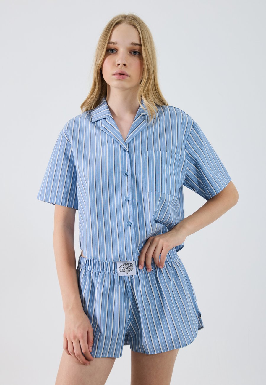 

Пижамный комплект Even&Odd SET, Neutral Stripes With Brown/Beige