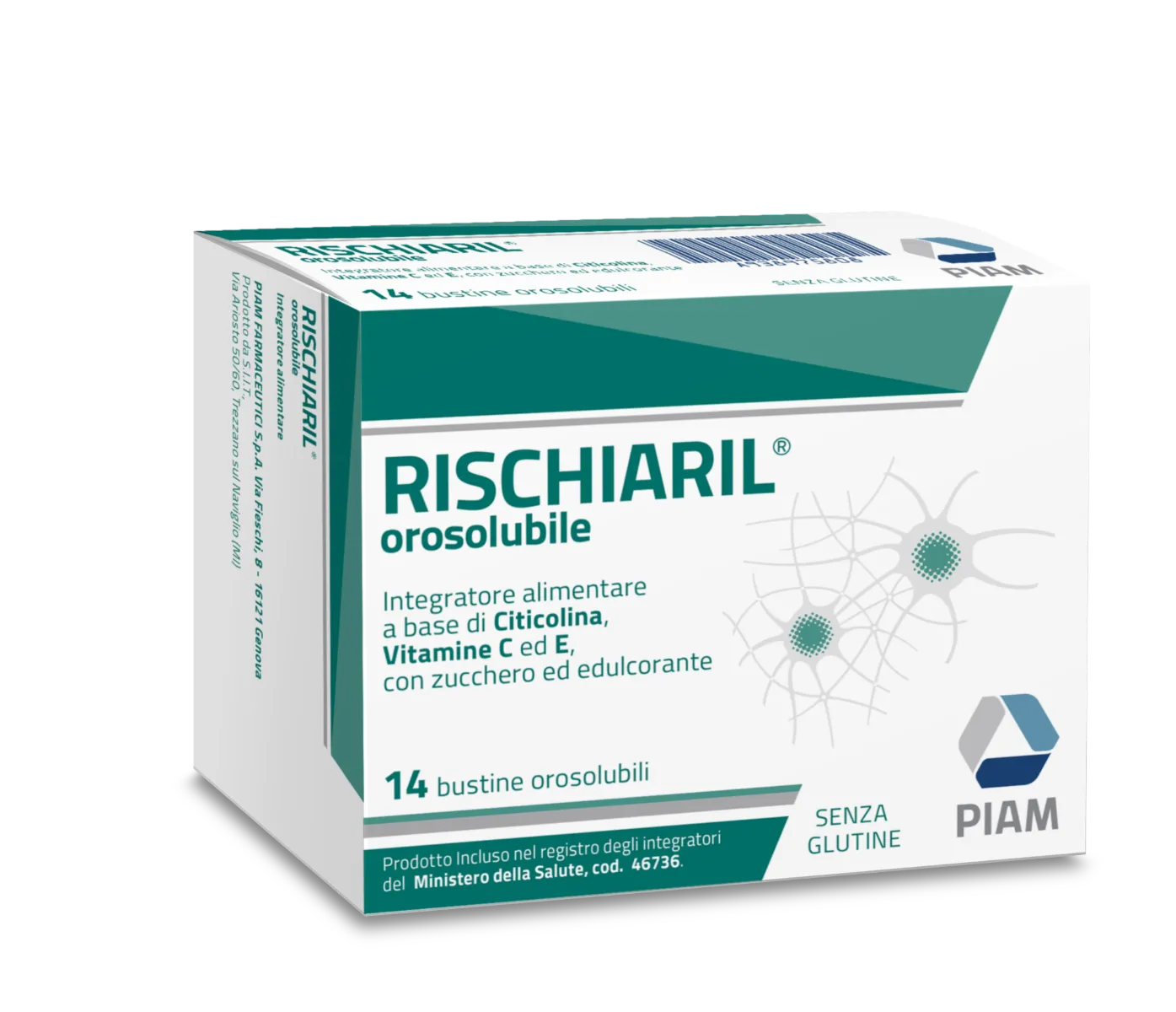 

Rischiaril 14 пероральных пакетиков, добавка для памяти и концентрации