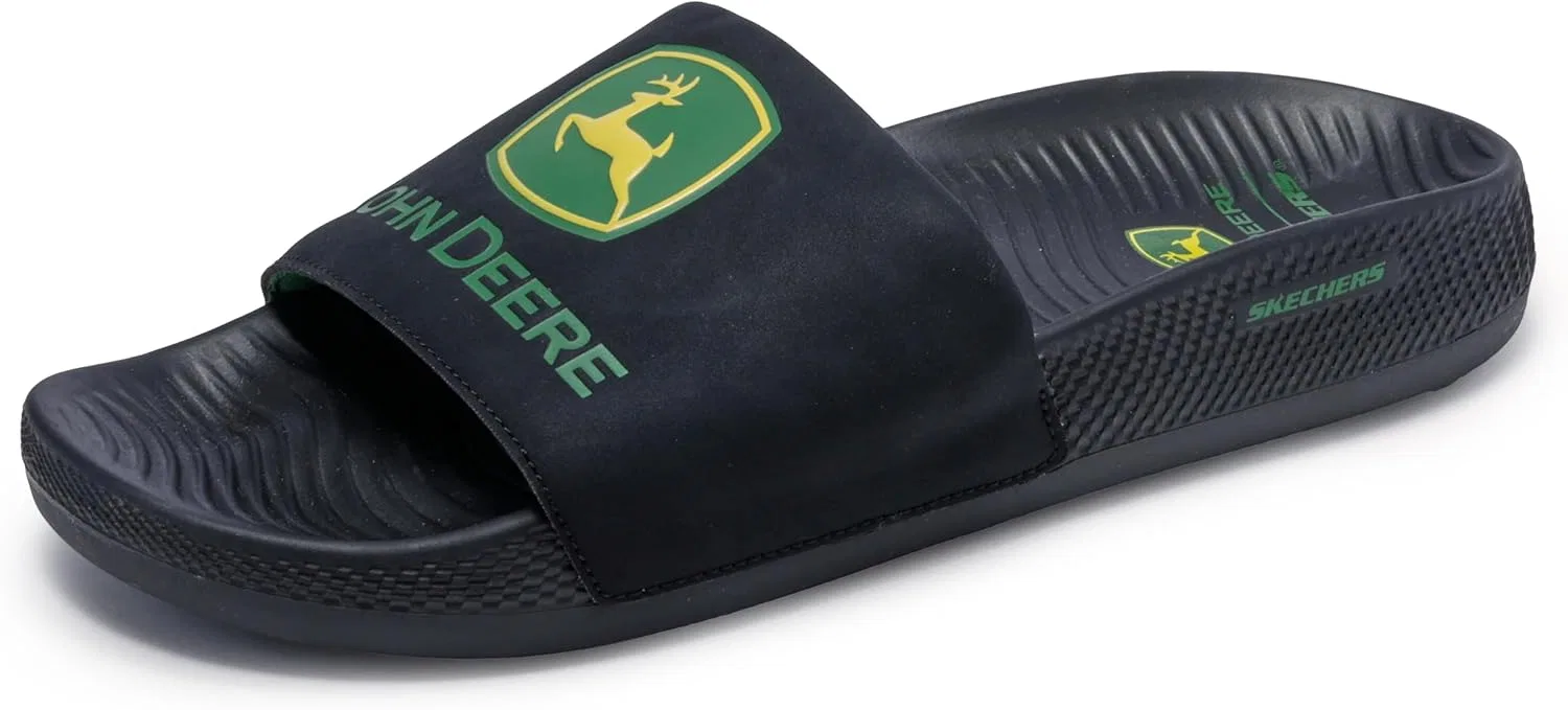 Мужские сандалии Skechers John Deere с фиксированным ремешком, Black