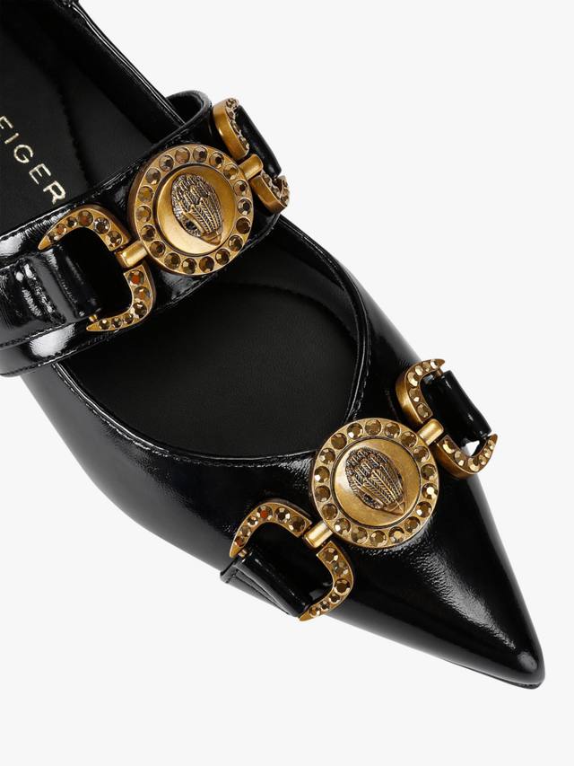 Кожаные туфли-лодочки Mansion Kurt Geiger London, Black — фото 4