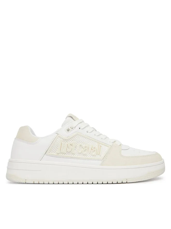 Just Cavalli Кроссовки 80QA3SM1 ZPC09 белые