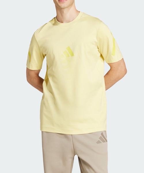 

Футболка, крой ZNE Adidas, желтый