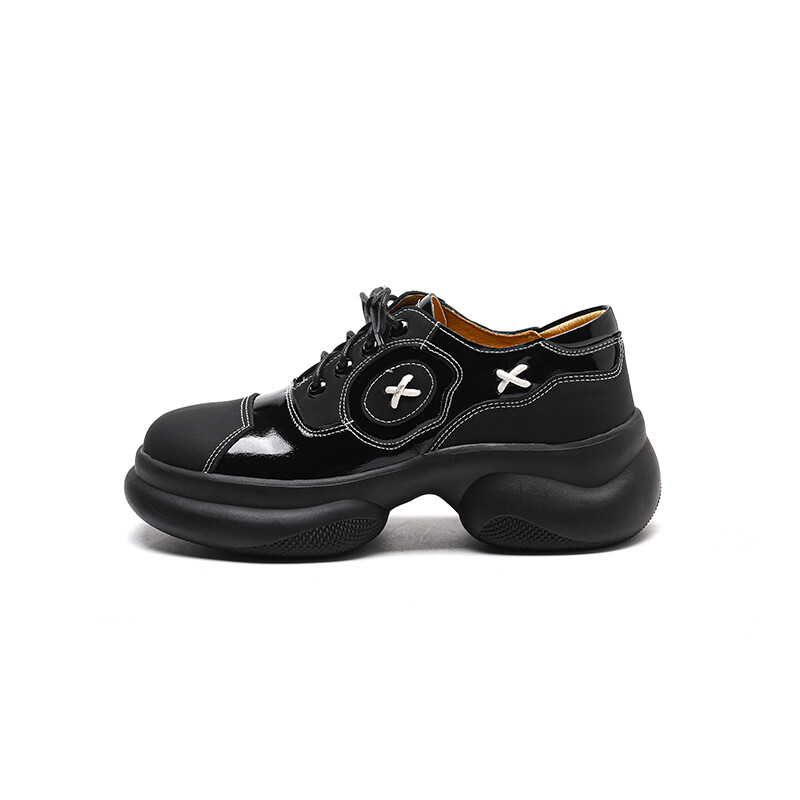 

Туфли женские повседневные Women's Casual Shoes Women's Black Mo Lin