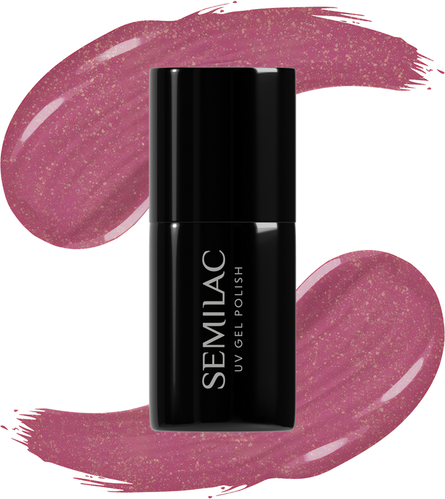 

УФ-лак для ногтей Semilac 377 UV Nagellack Shimmer Stone Ruby