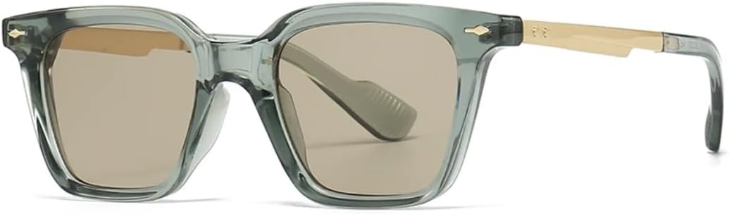 

Солнцезащитные очки с защитой UV400 | Металлические петли, градиентные линзы | Для женщин и мужчин, для занятий спортом на открытом воздухе и вождения DSVIGF, Army Green