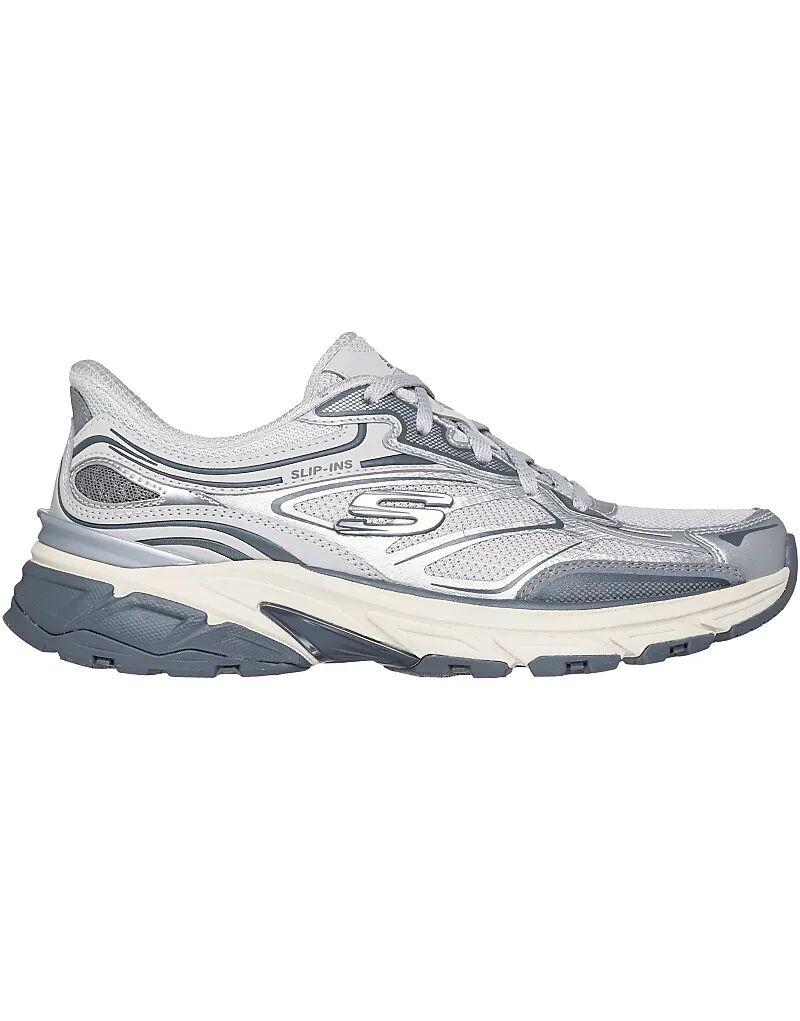 Спортивные кроссовки Skechers Stamina серебристого цвета